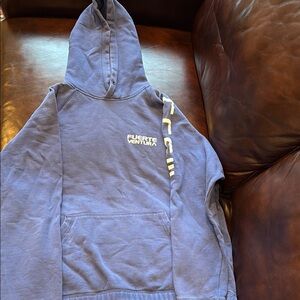 Unisex Blue Fuerte Ventura Hoodie. Made in Italy